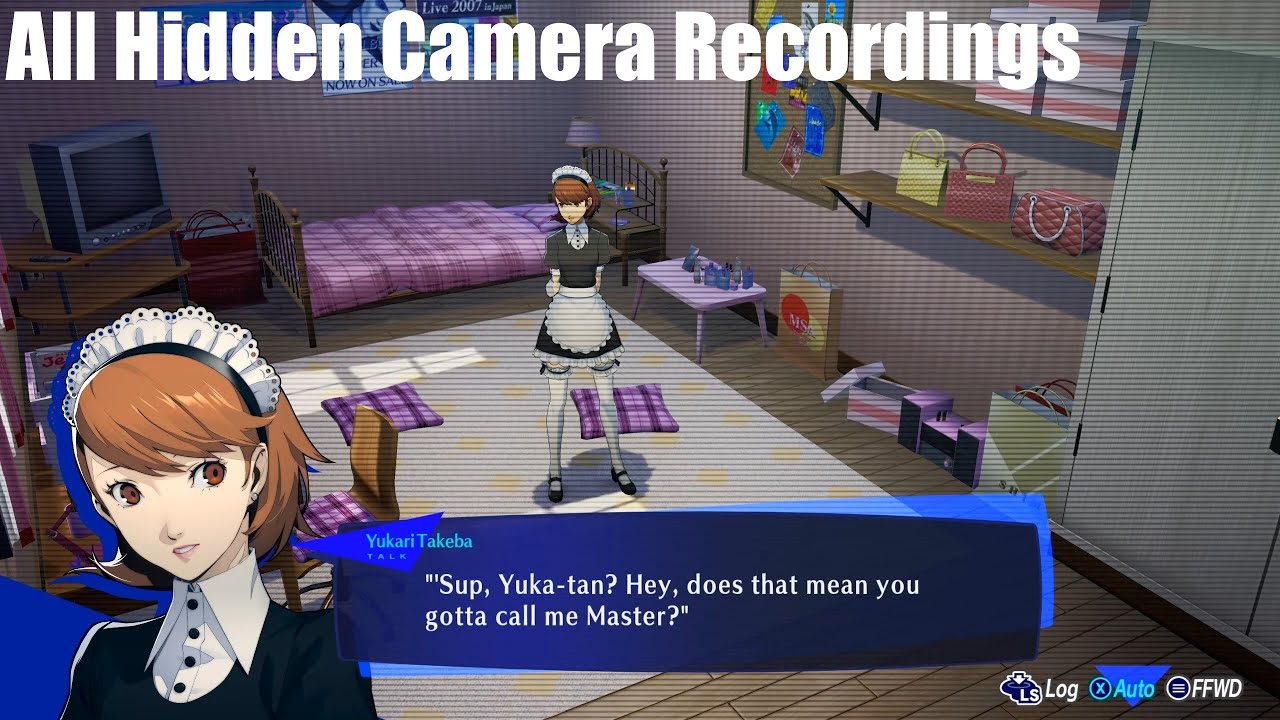Persona 3 Reload | All Hidden Camera Recordings