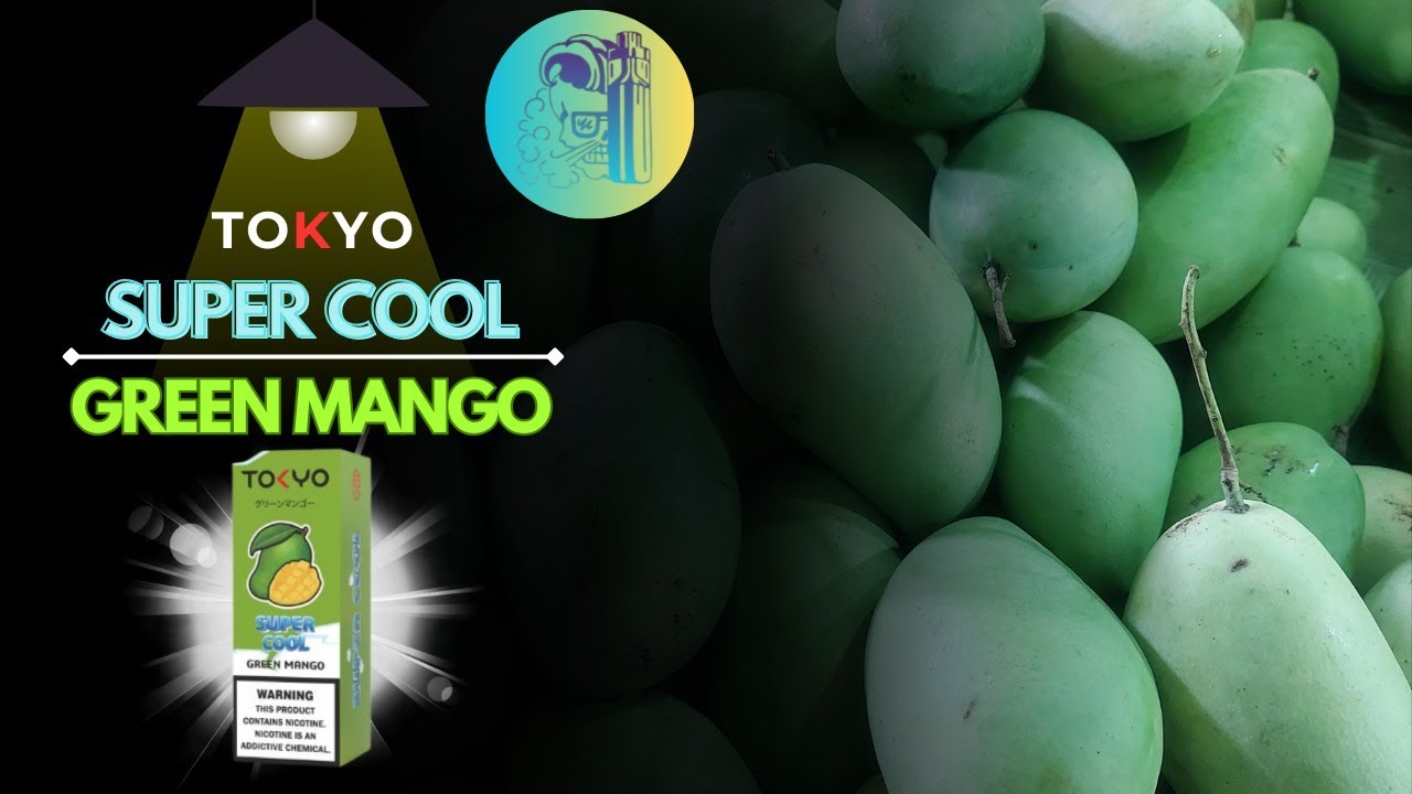 Tokyo Super Cool Green Mango E-Liquid Review | Icy Sour Mango Vape by MA SALT