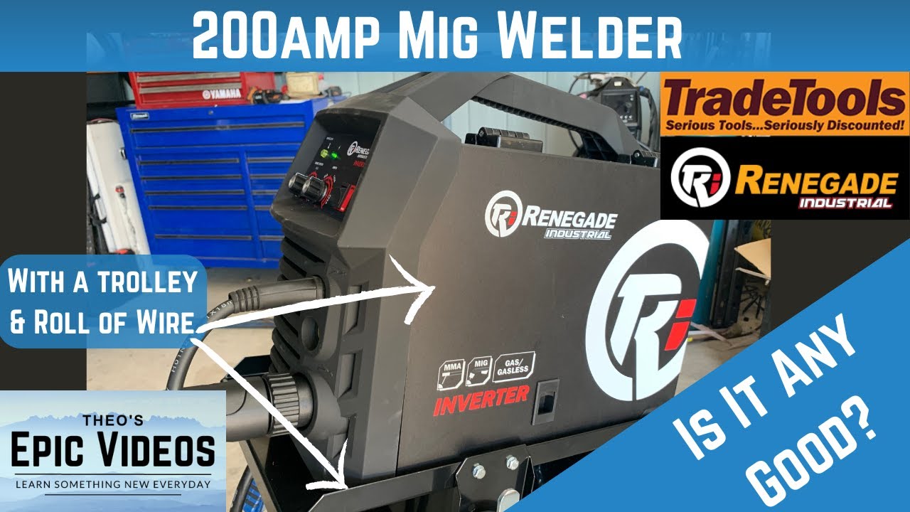Renegade 200Amp MIG Welder Unboxing - Trade Tools