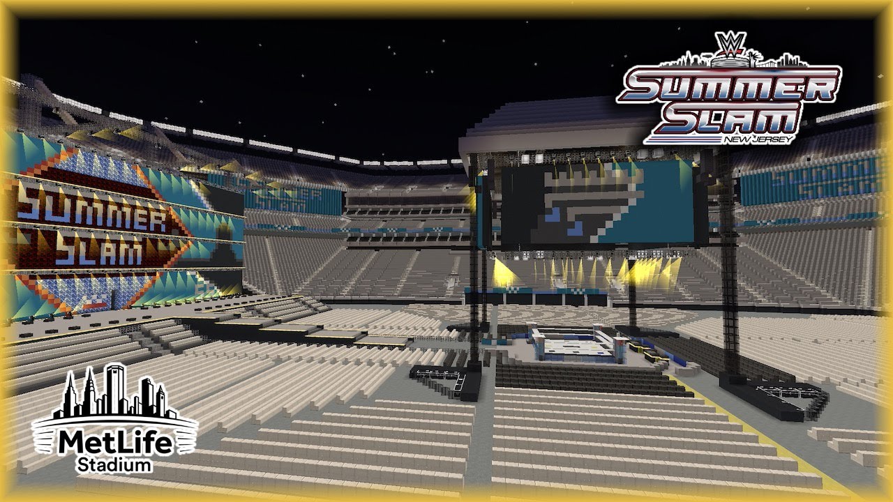 WWE SummerSlam 2025 | Metlife stadium | East Rutherford, New Jersey | Minecraft