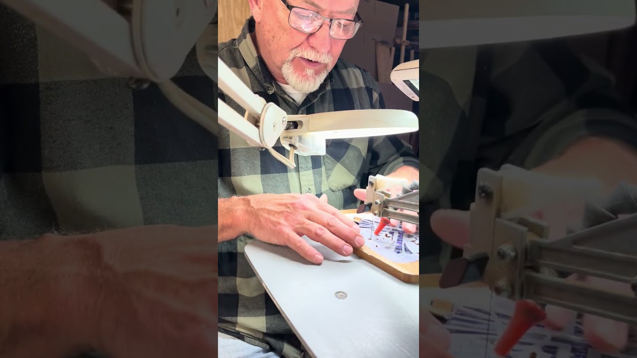 Cutting out a color filled cross. Part 2