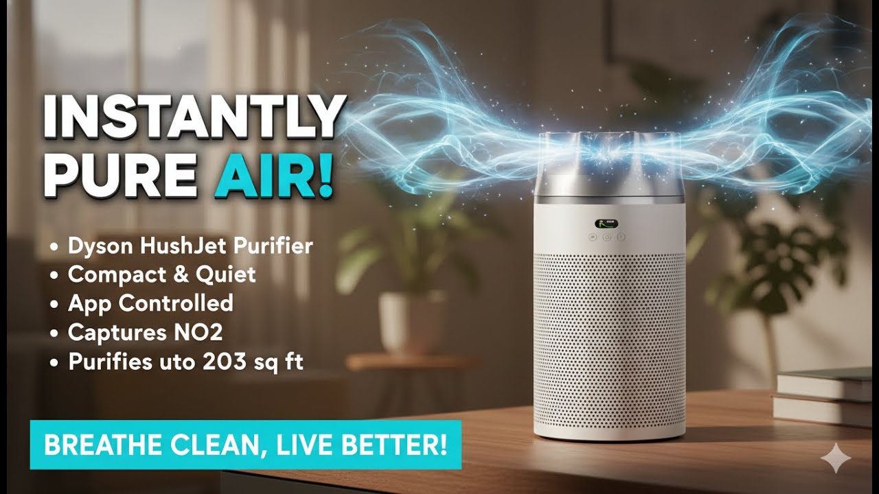 Dyson HushJet Purifier Compact Review | Quiet, Smart & NO₂ Filtration