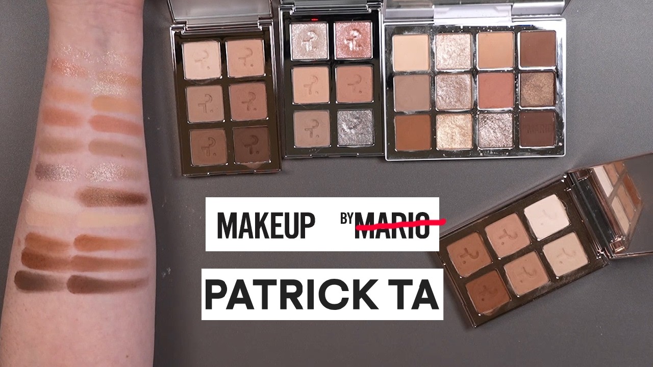 Новые палетки Patrick Ta: сравнение, которое вам нужно