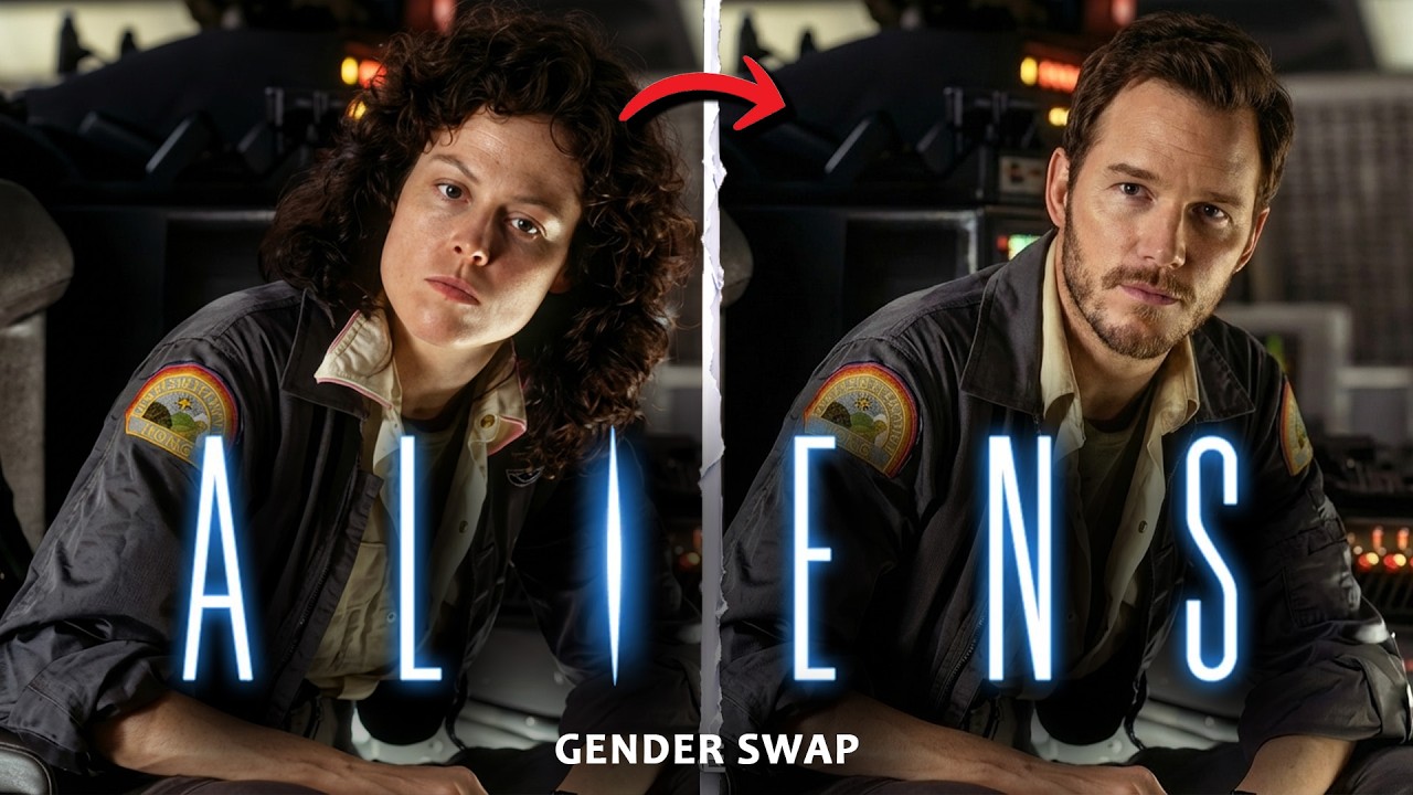 Alien & Aliens: Legendary Characters Reimagined as the Opposite Gender! 👽🛸