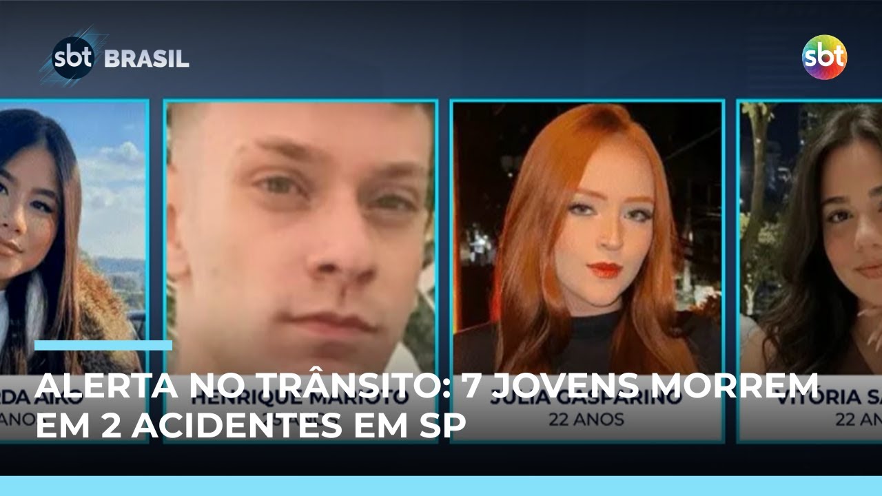 Acidentes em SP deixam 7 jovens mortos e expõem imprudência no trânsito | 