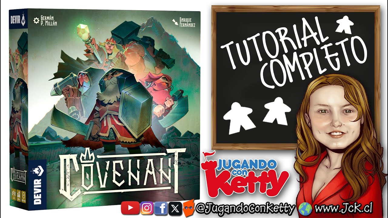 Tutorial completo de Covenant [Cómo se Juega / Tutorial / JcK / Juego de Mesa / Devir]