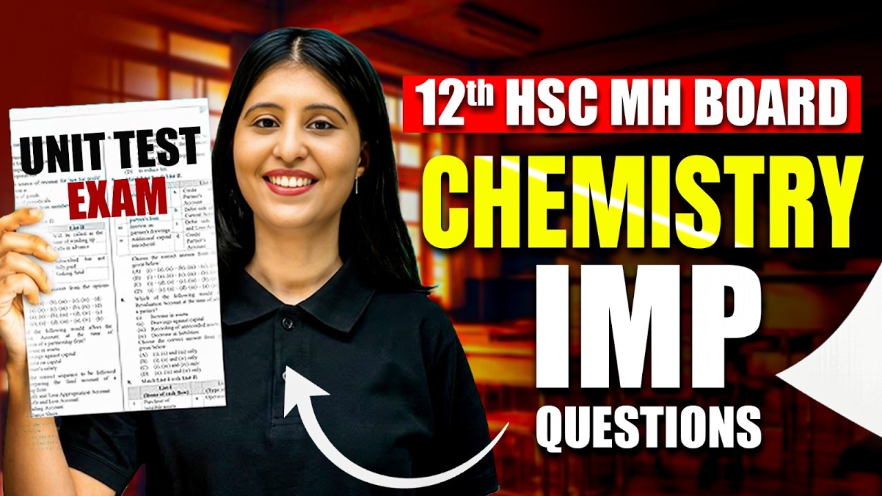 🔥 Class 12 HSC Unit Test: Most Important Questions | Maharashtra Board 2027