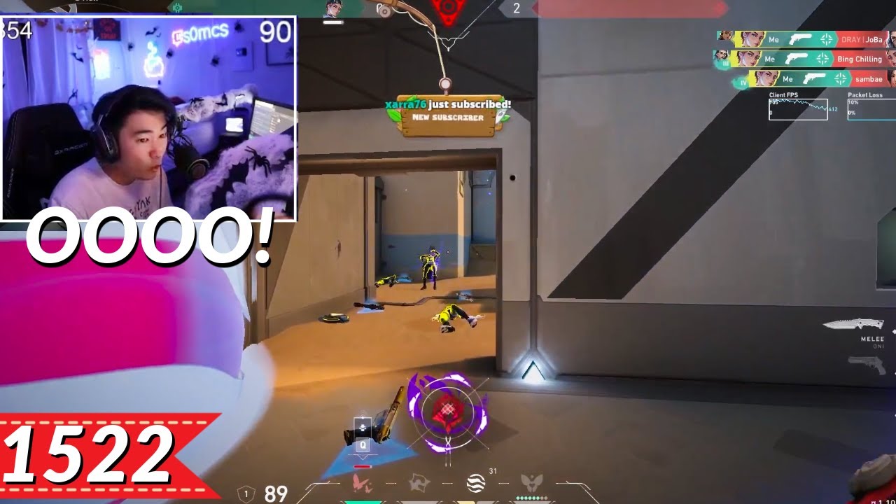 s0m Gets An INSANE Sherrif 4K Playing With FNS!! | Most Watched VALORANT Clips Today V1522
