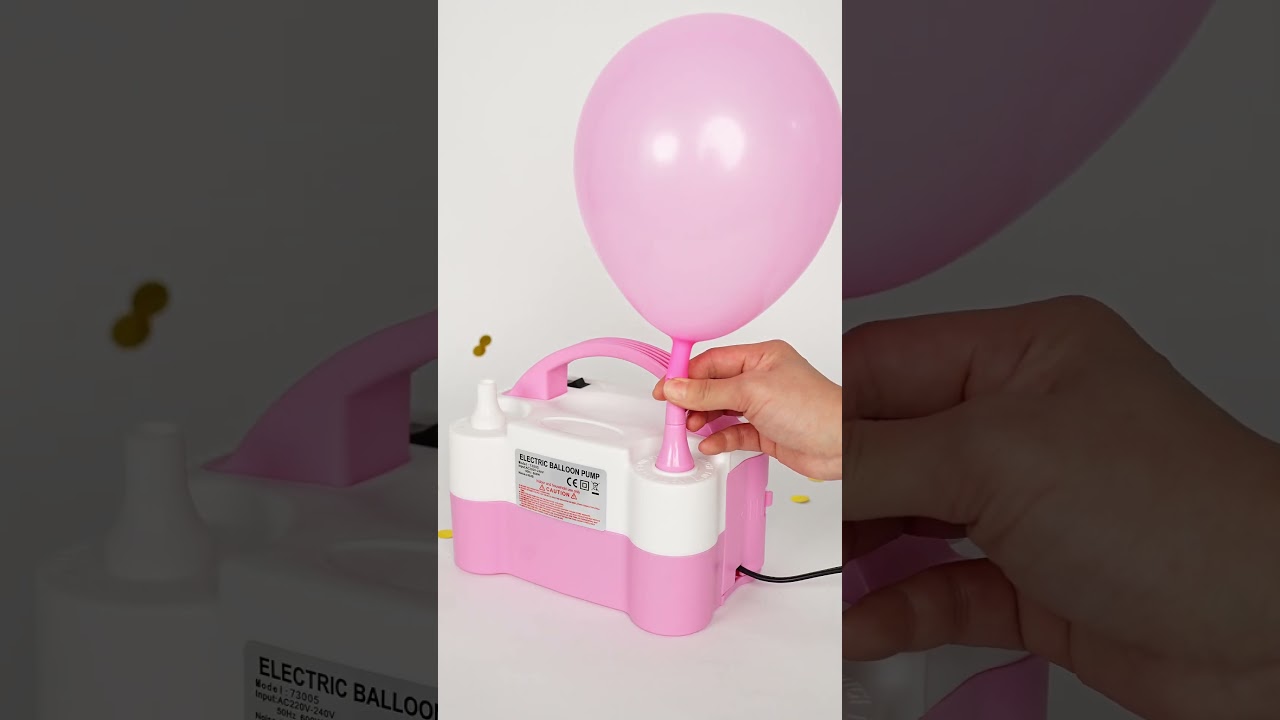 Electric Balloon Pump 73005 white&pink color