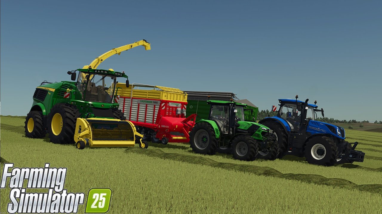 ZBIERANIE TRAWY SIECZKARNIĄ😱JOHN DEERE✅ 🎬