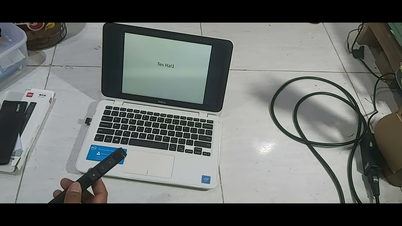Cara menggunakan Deli Laser Pointer + Presenter Pen Laser Presentasi PPT Sinar Merah M 2802