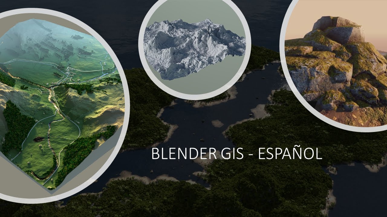 Blender GIS - Modelado del terreno y Ciudades