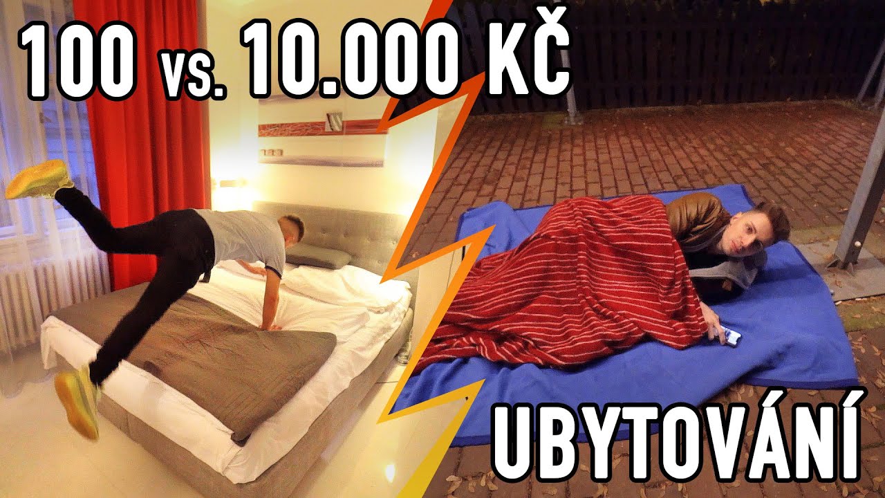 UBYTOVÁNÍ ZA 100 VS. 10.000 KČ - Kdo bude spát pod mostem? 😬