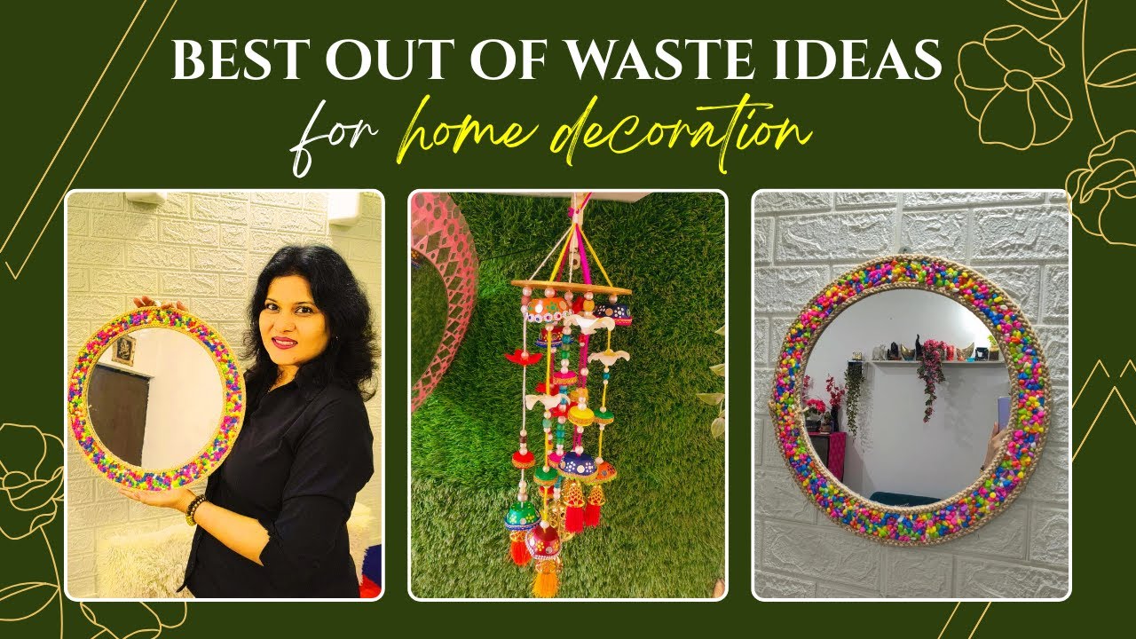 Best Out of Waste Ideas for Home Decoration |