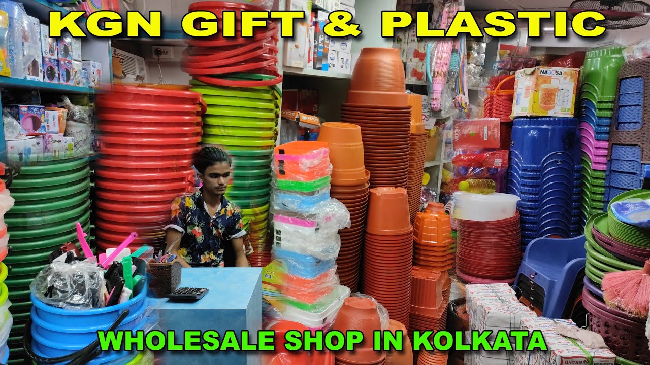 All types of Gift & Plastic Item Wholesale / KGN Gift & Plastic, Ram Rahim Market, Burrabazar, Kol.