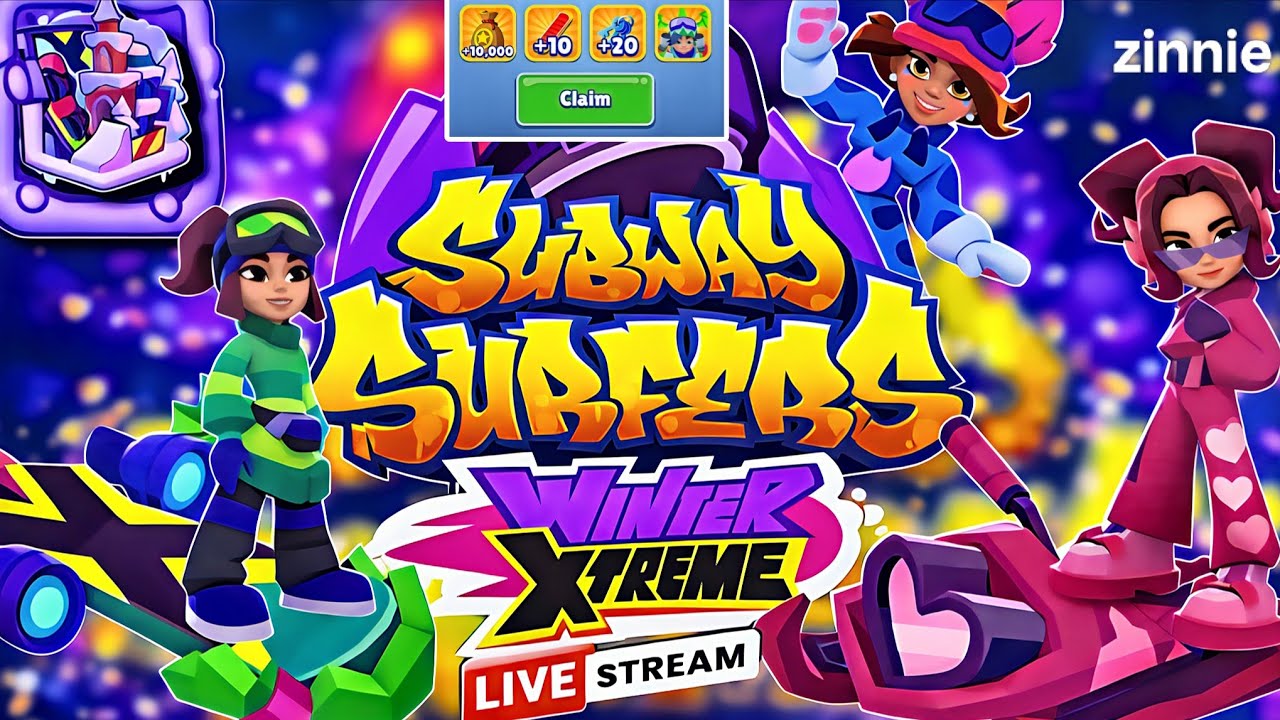 Subway surfers winter Xtream (2026) zinsubway 💕✅1080p HD