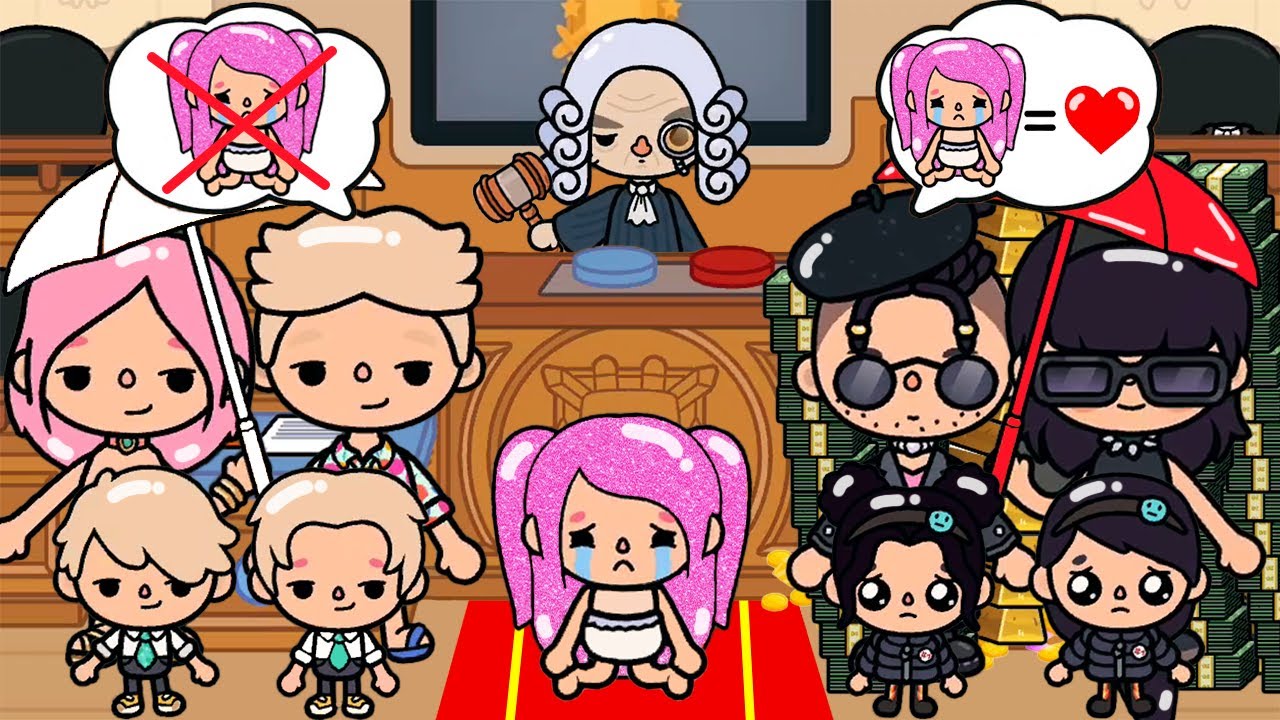 Poor Girl Got Adopted By Mafia King 🦹‍♂️👑 Sad Story | Toca Life World | Toca Boca