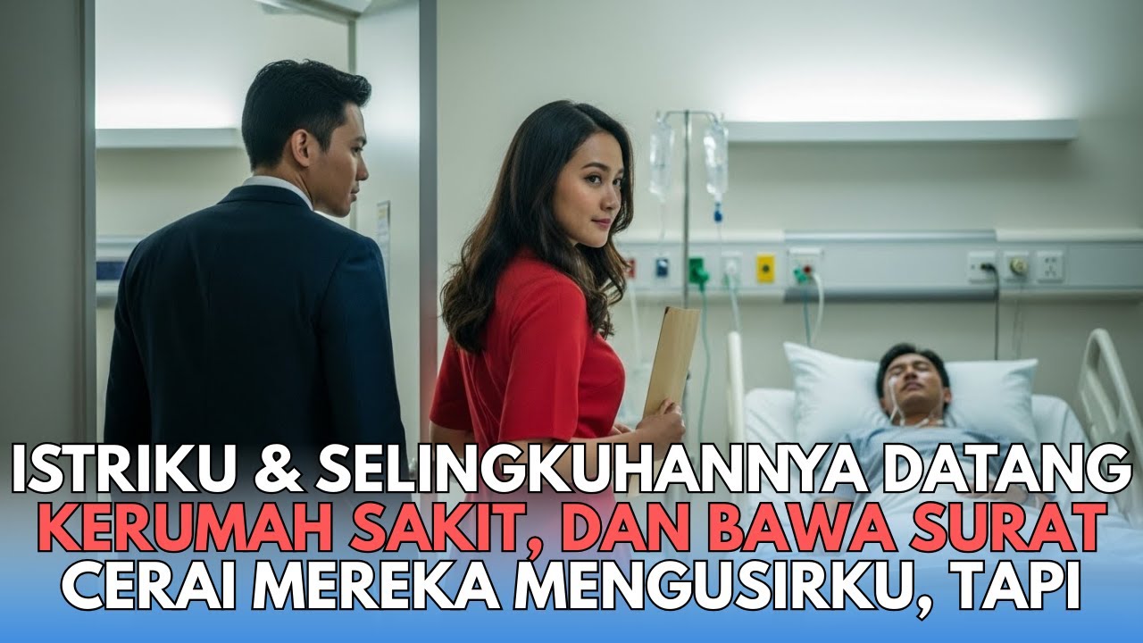 DI RUMAH SAKIT ISTRIKU MEMBERIKAN SURAT CERAI DAN MEMILIH SELINGKUHANNYA, IA MENGUSIRKU NAMUN..