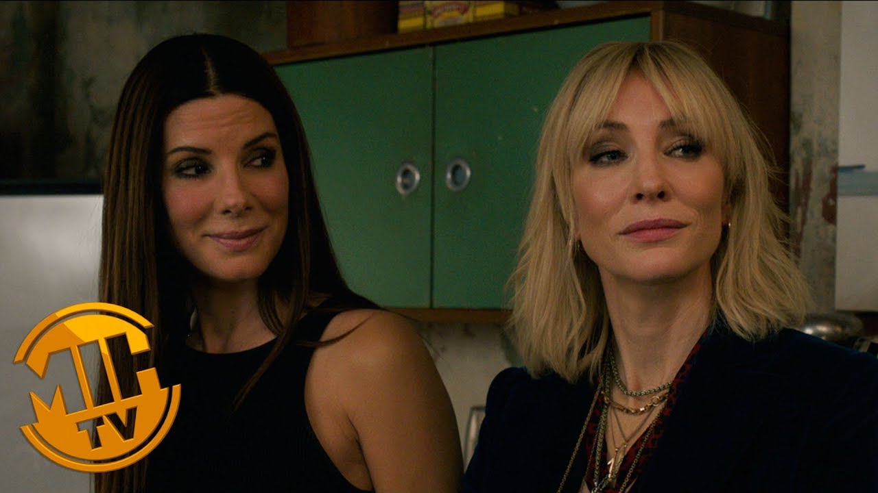 OCEANS8 Cate Blanchett, Awkwafina, Sandra Bullock being on the take!