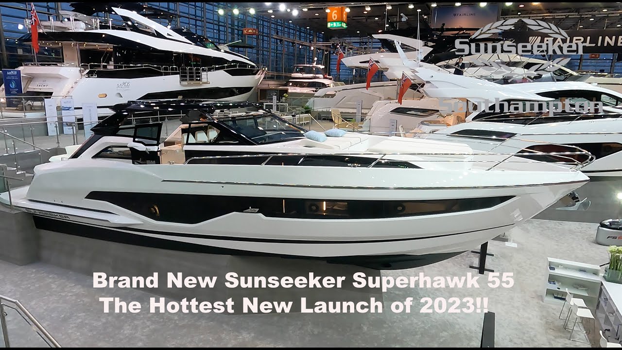 Brand New 2023 Sunseeker Superhawk 55 Full Detailed Tour - THE Long Awaited Sunseeker Superboat!