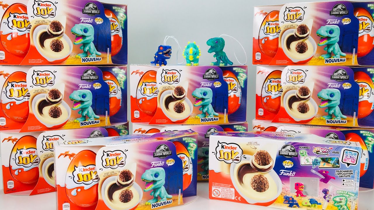 NEW Kinder Joy Funko Jurassic World 2024/2025 Unboxing 3| Киндер JOY Funko ДИНОЗАВРЫ 24/25 Выпуск 3