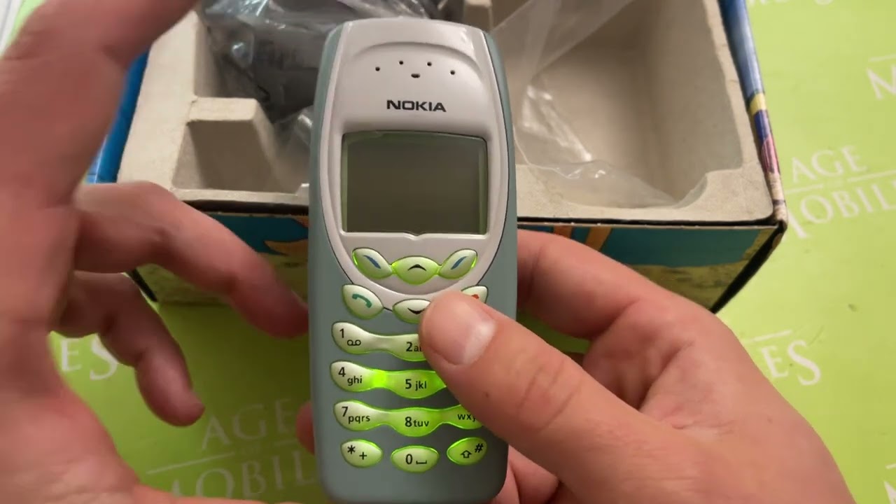 Nokia 3410 (2002) - Unboxing First Nokia Java Phone