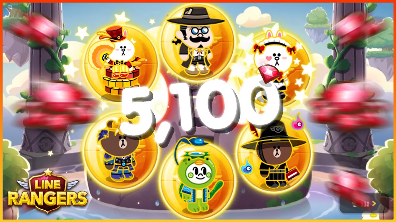 LINE Rangers เปิดกาชาตู้เพิ่มโอกาสธาตุมืด5,100รูบี้🔥IDพี่ชายโอริโอ้