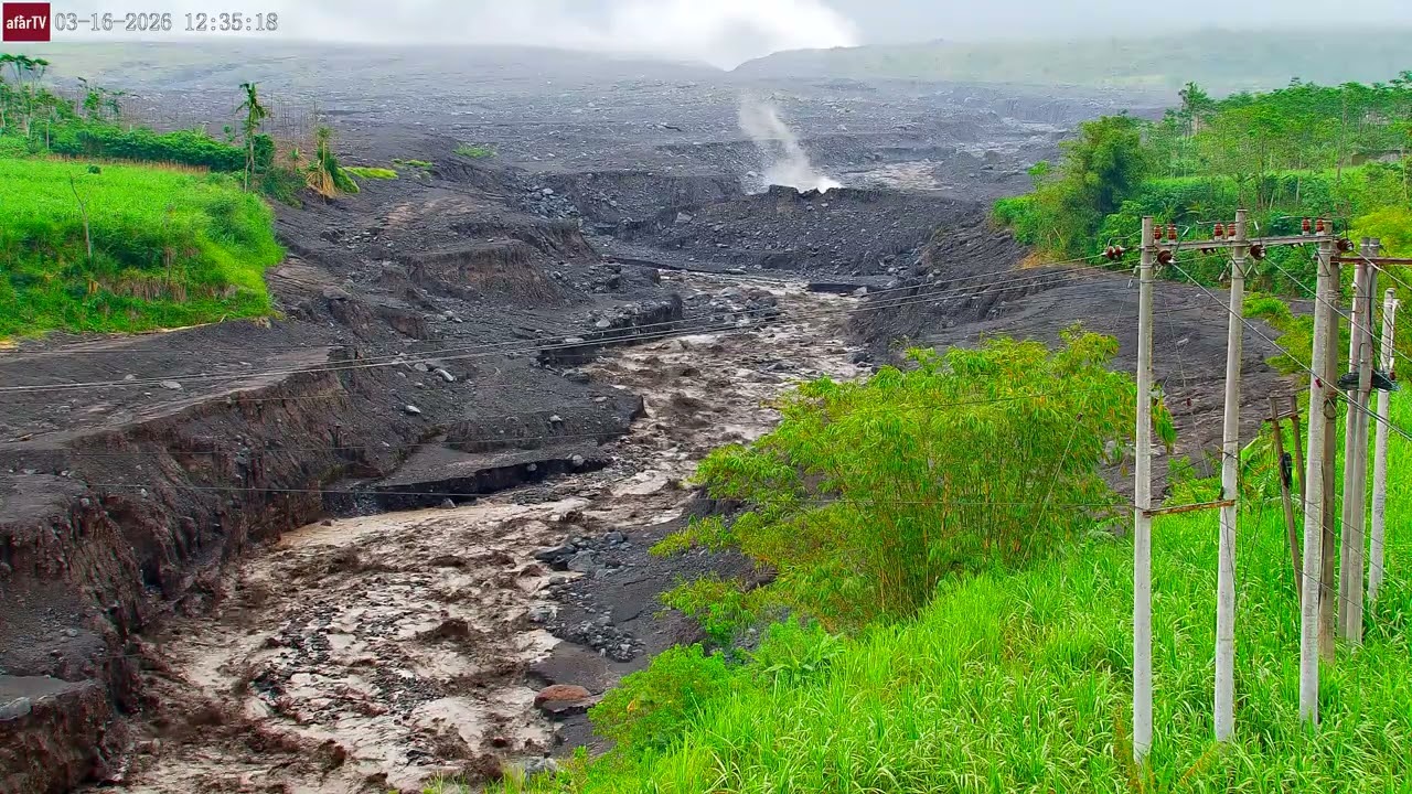 Mar 16, 2026: Flash Flood from Semeru Volcano