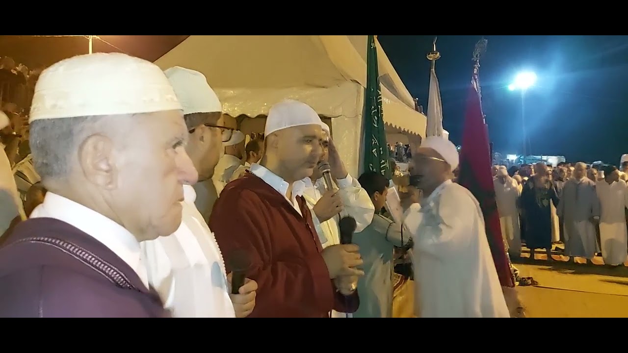 الشيخ الجليل سيدي محمد المهدي بن عجيبة الحسني بقرية الزميج في موسم سيدي احمد بن عجيبة