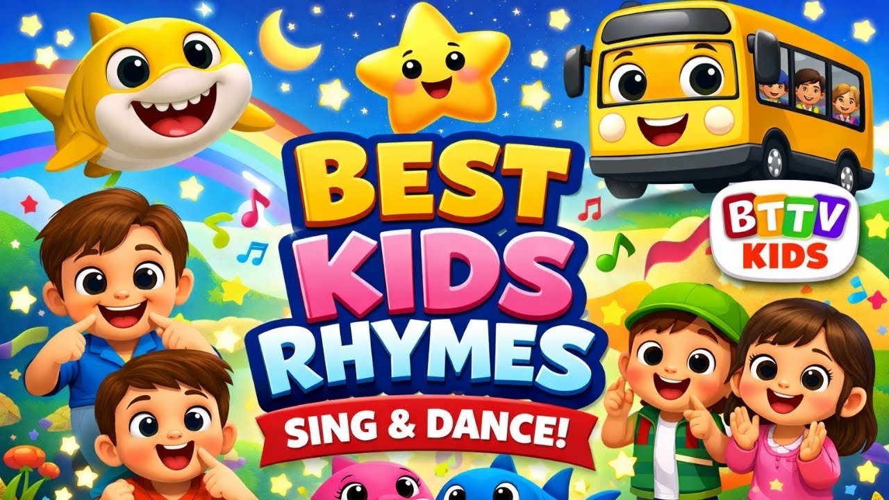 Лучшая подборка детских песенок 🎵 | «Twinkle Twinkle», «Baby Shark» и другие | BTTV Kids