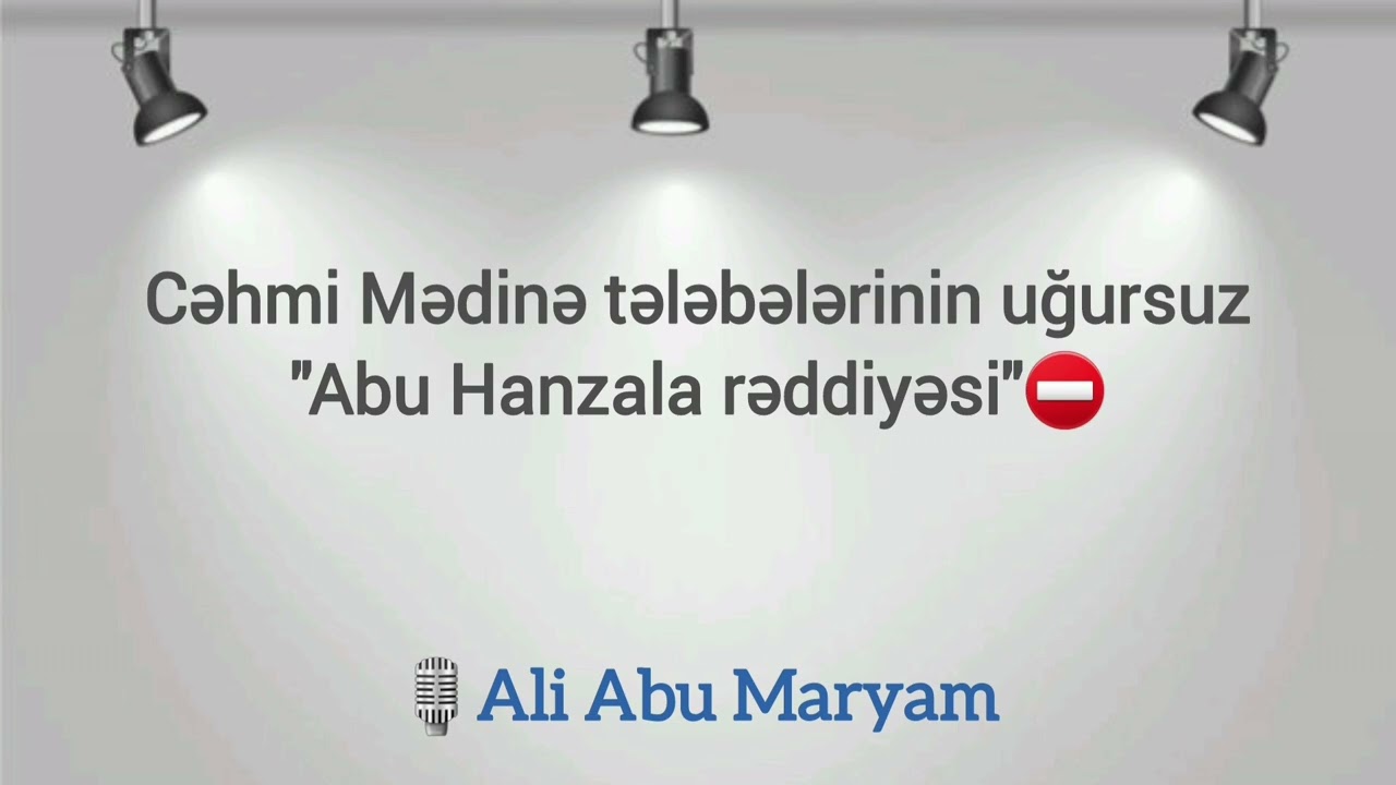 ⛔️ Cəhmi dəvətçilərinin uğursuz 