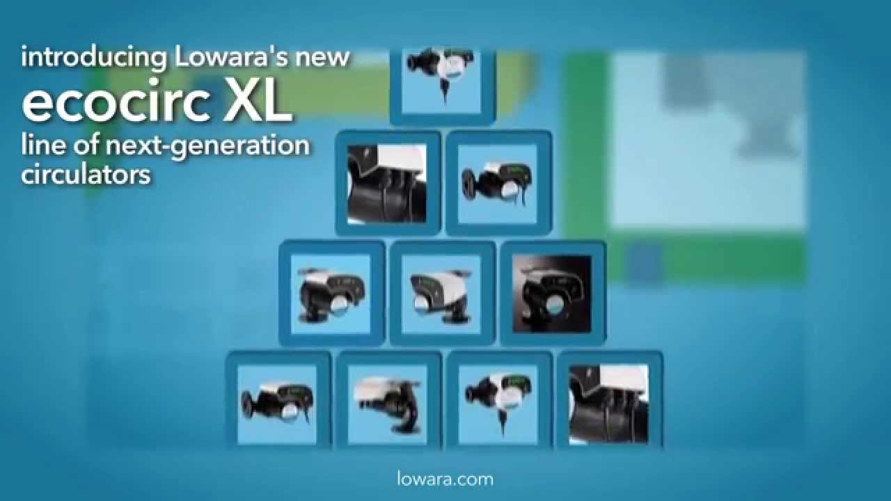 Lowara ecocirc XL large wet rotor circulators