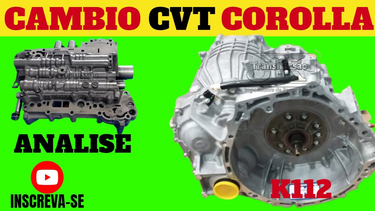 cambio cvt do corolla analise do corpo de valvula