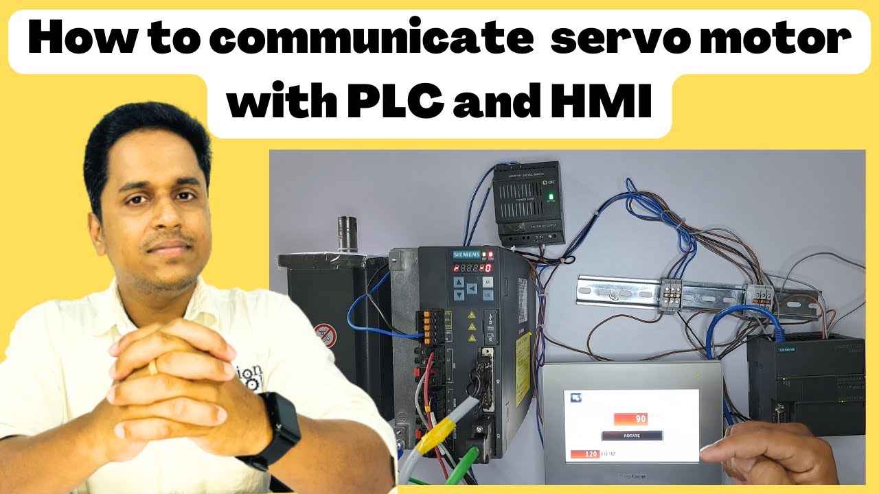 എങ്ങനെ Servo motor + PLC + HMI  communication ചെയാം |#servodrive#automation#industrialautomation