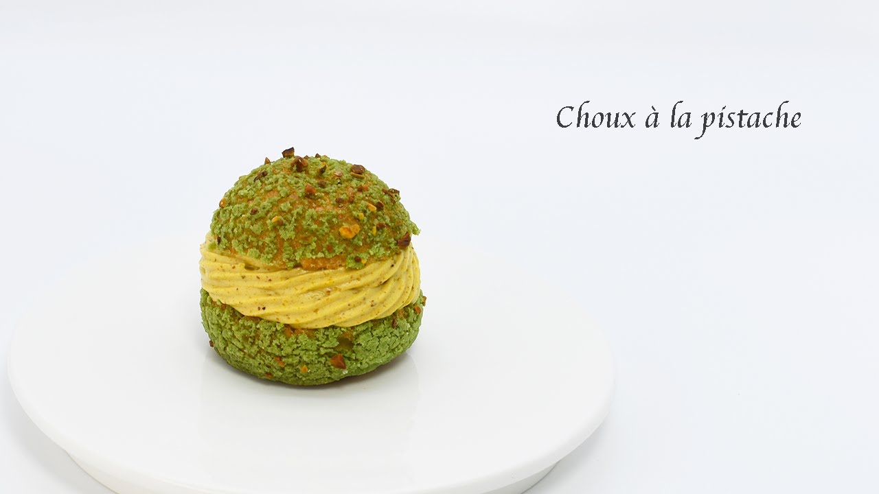 피스타치오 슈(페이스트) Choux à la pistache (Cédric Grolet) SUB EN/FR