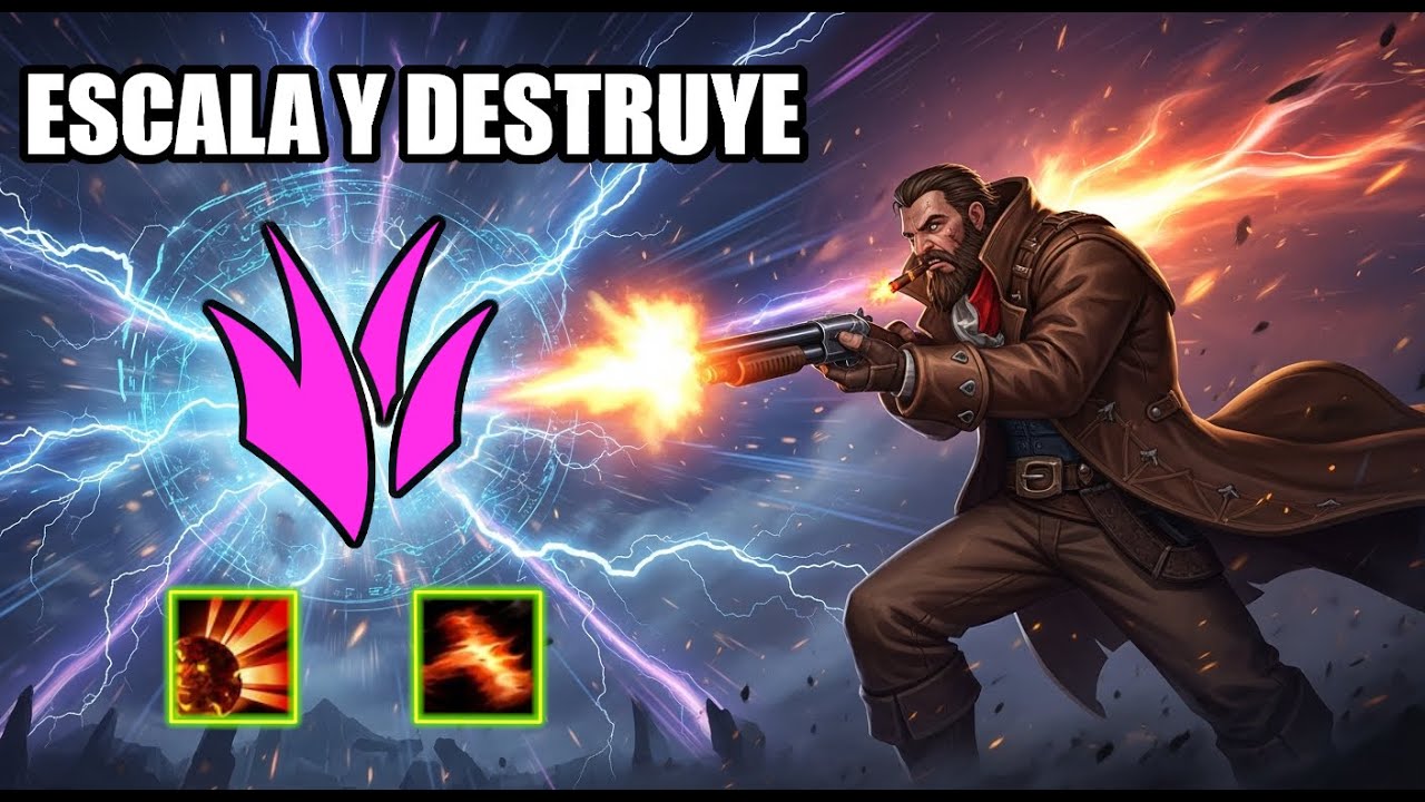 Graves Jungla en Wild Rift | Escala y Destruye en Late Game