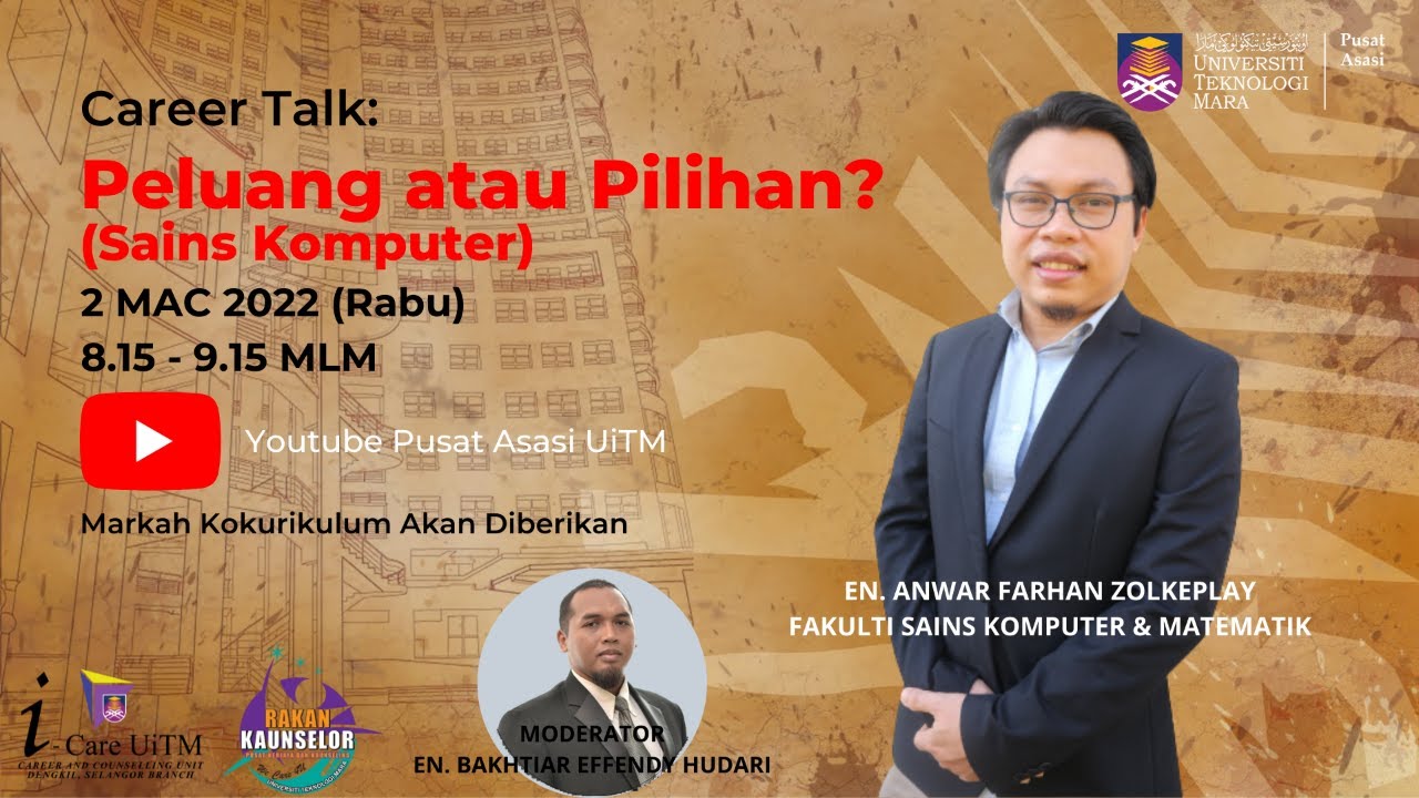Career Talk: Peluang atau Pilihan? (Sains Komputer)