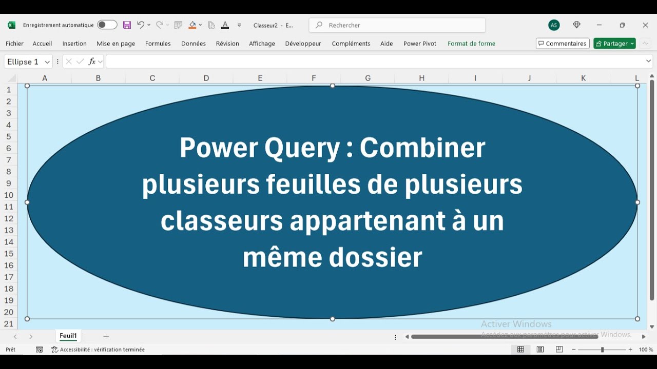 Power Query : Combiner plusieurs feuilles de plusieurs classeurs appartenant à un même dossier