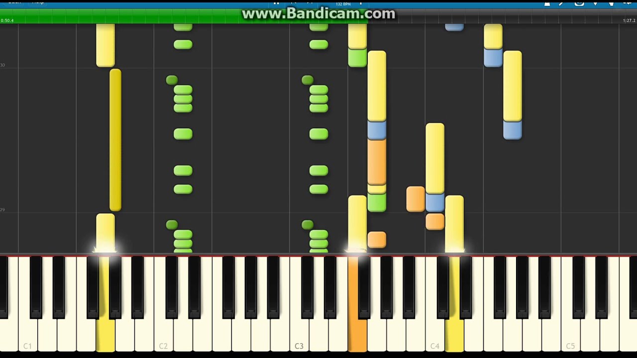Super Mario 64 Bowser's Road Synthesia