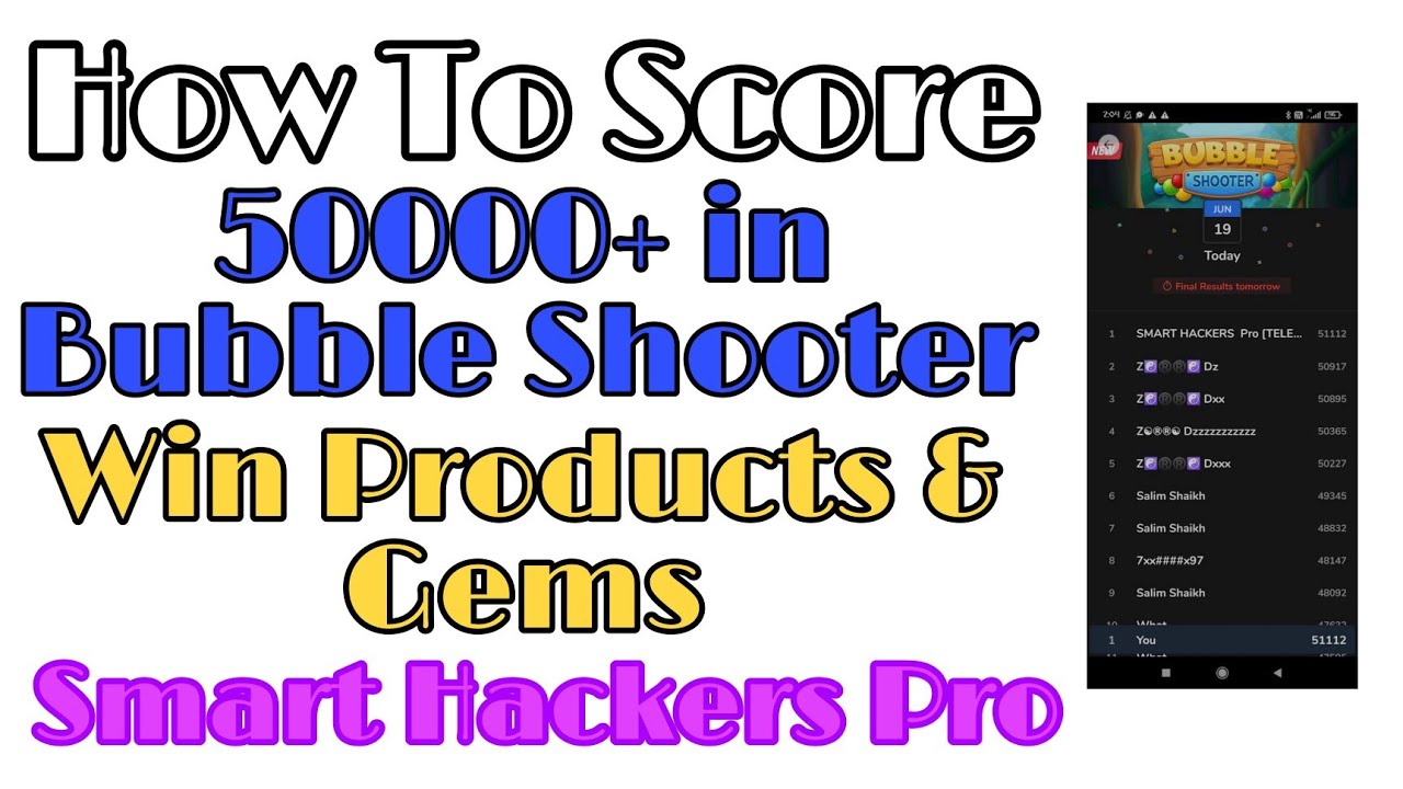 How To Score 50000+ In Flipkart Bubble Shooter | Smart Hackers Pro