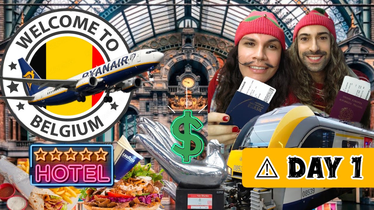 Flight Ryanair Italy - Belgium | Viaggio da Paura | Wonders of Belgium | Reviews Travel Eurotrip 🇧🇪