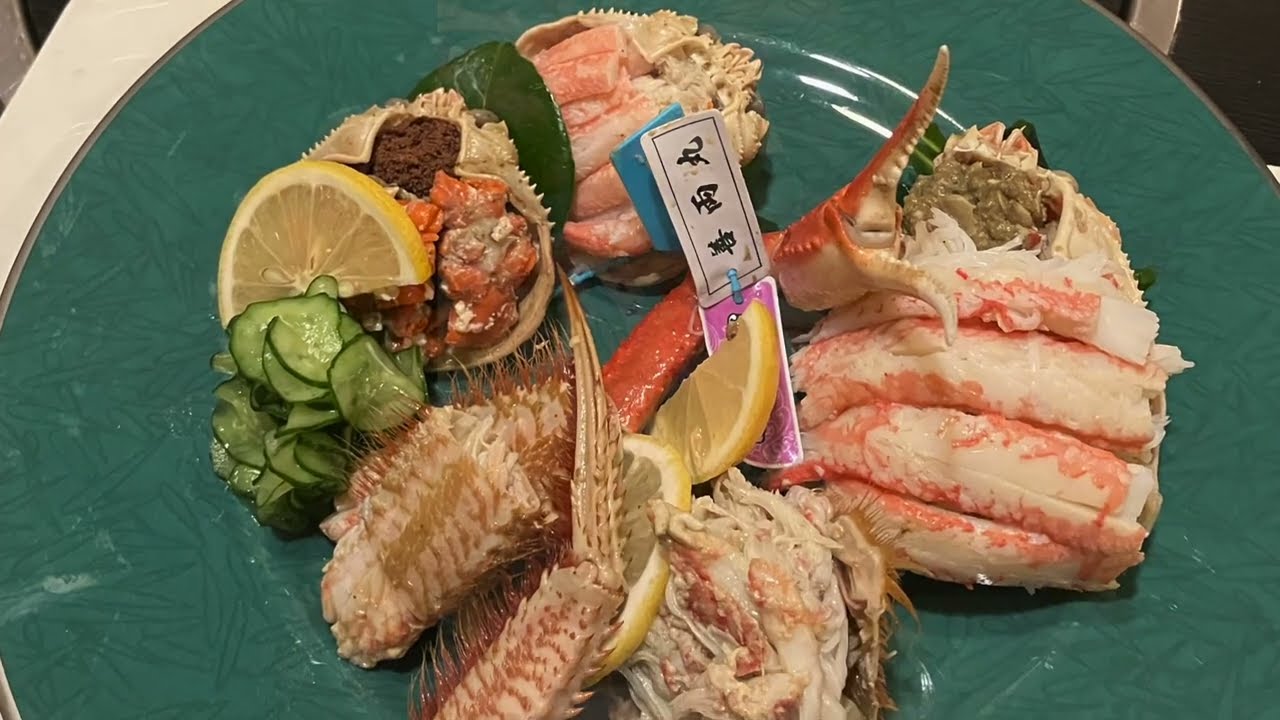 金沢かに三昧の旅！Snow Crab Dinner in snowy Kanazawa!