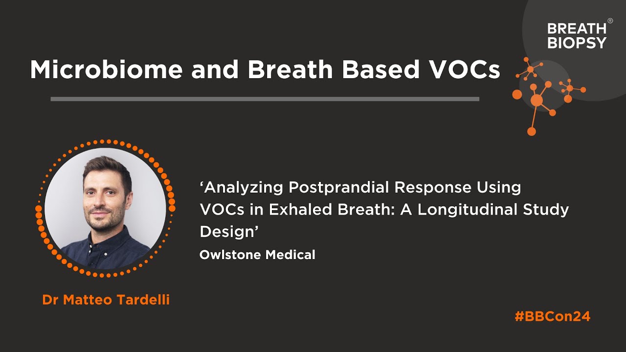 Dr Matteo Tardelli - Owlstone Medical - Breath Biopsy Conference 2024