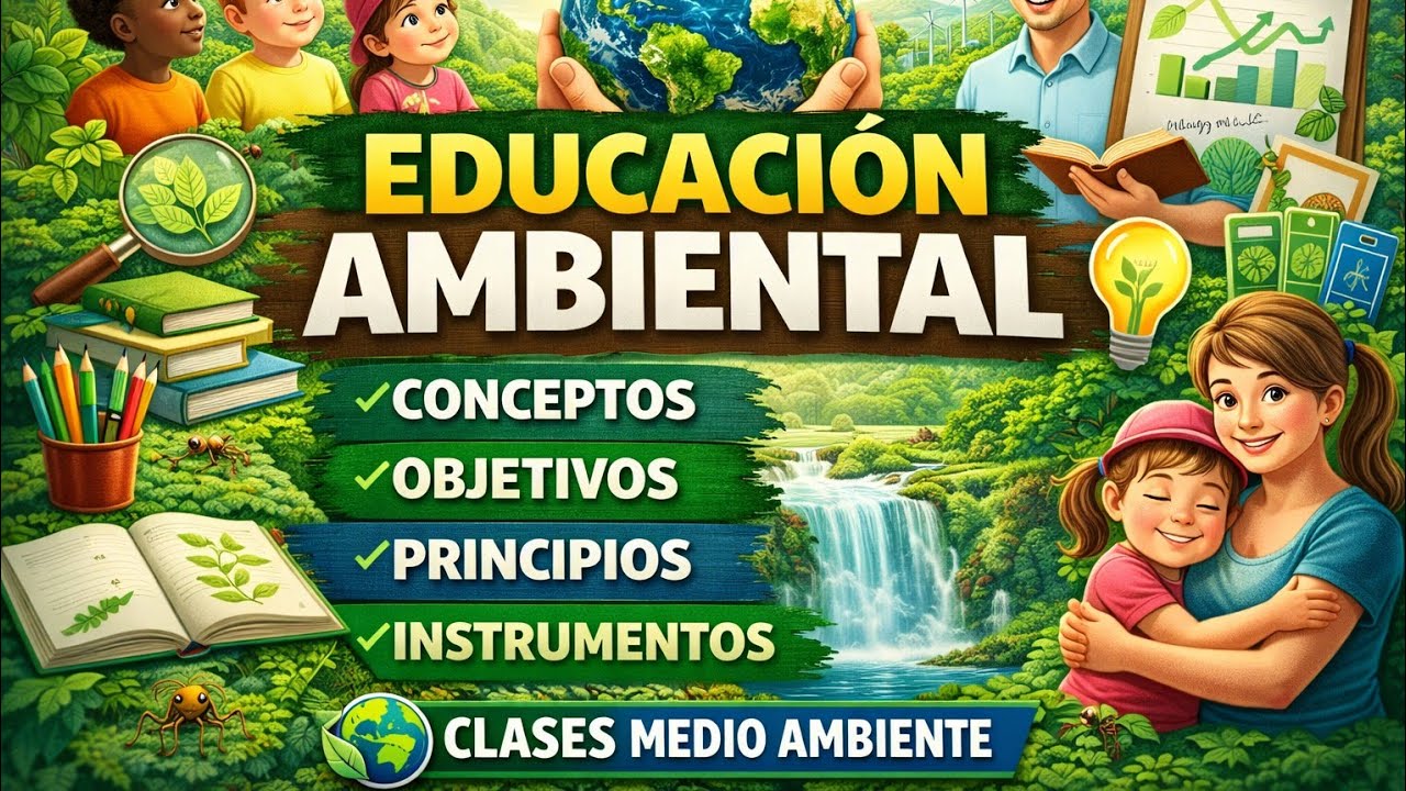 Educacion ambiental, concepto, objetivos, principios e instrumentos