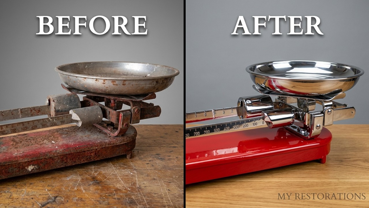 Restoration of an Old Rusty Scale
