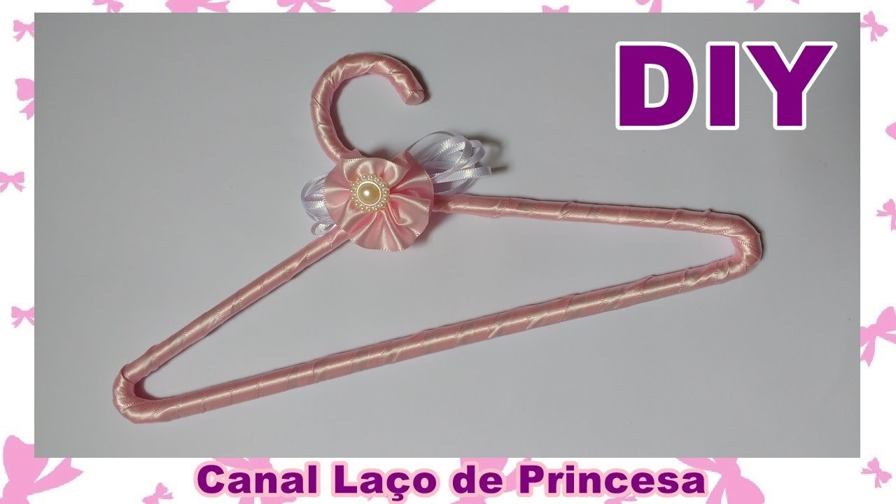 Como DECORAR CABIDE para colocar laços e arcos?