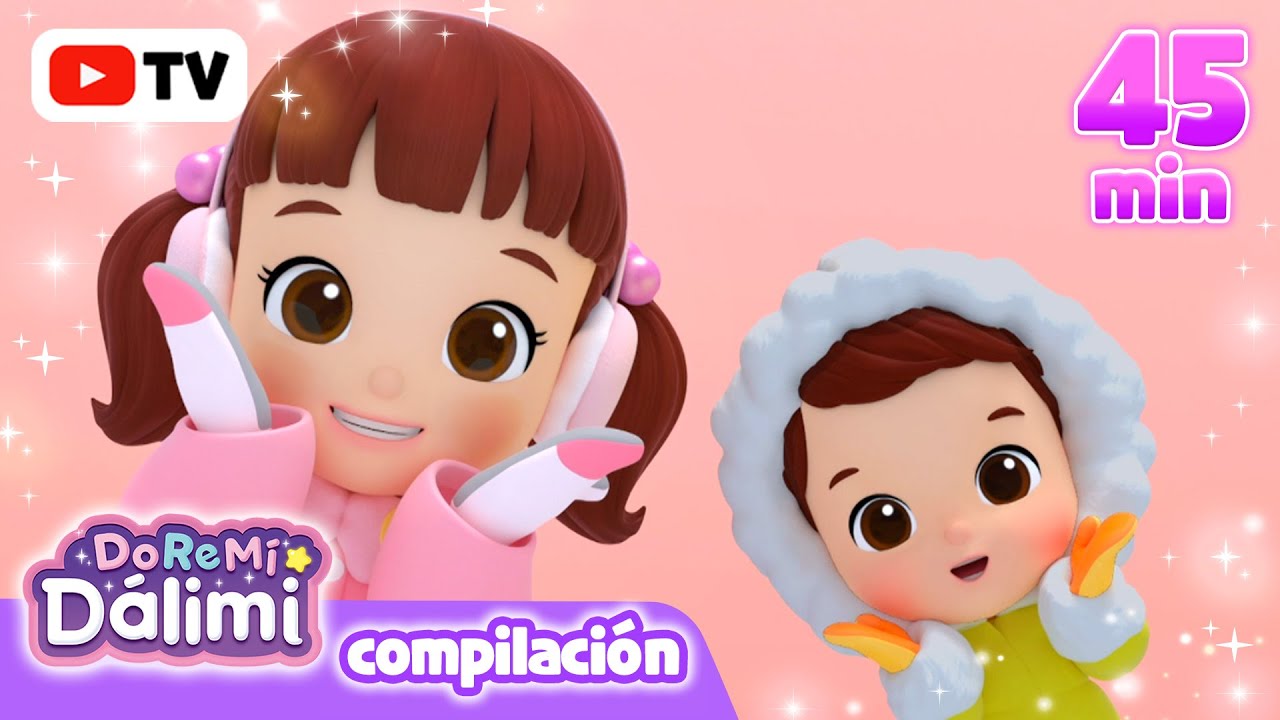 Trineo de invierno con mi hermanito❄️🛷Dibujos Animados🎶Canciones infantiles❤DoReMi Dálimi✨Canción
