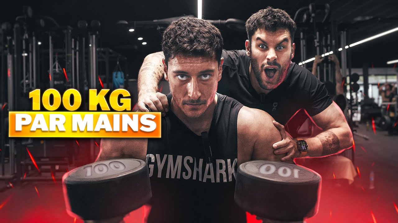 JE L'AI FAIT ! 100KG PAR MAINS AU DEVELOPPÉ COUCHÉ !! RECORD DE FRANCE 🇫🇷 ? Ft. @LeBouseuh