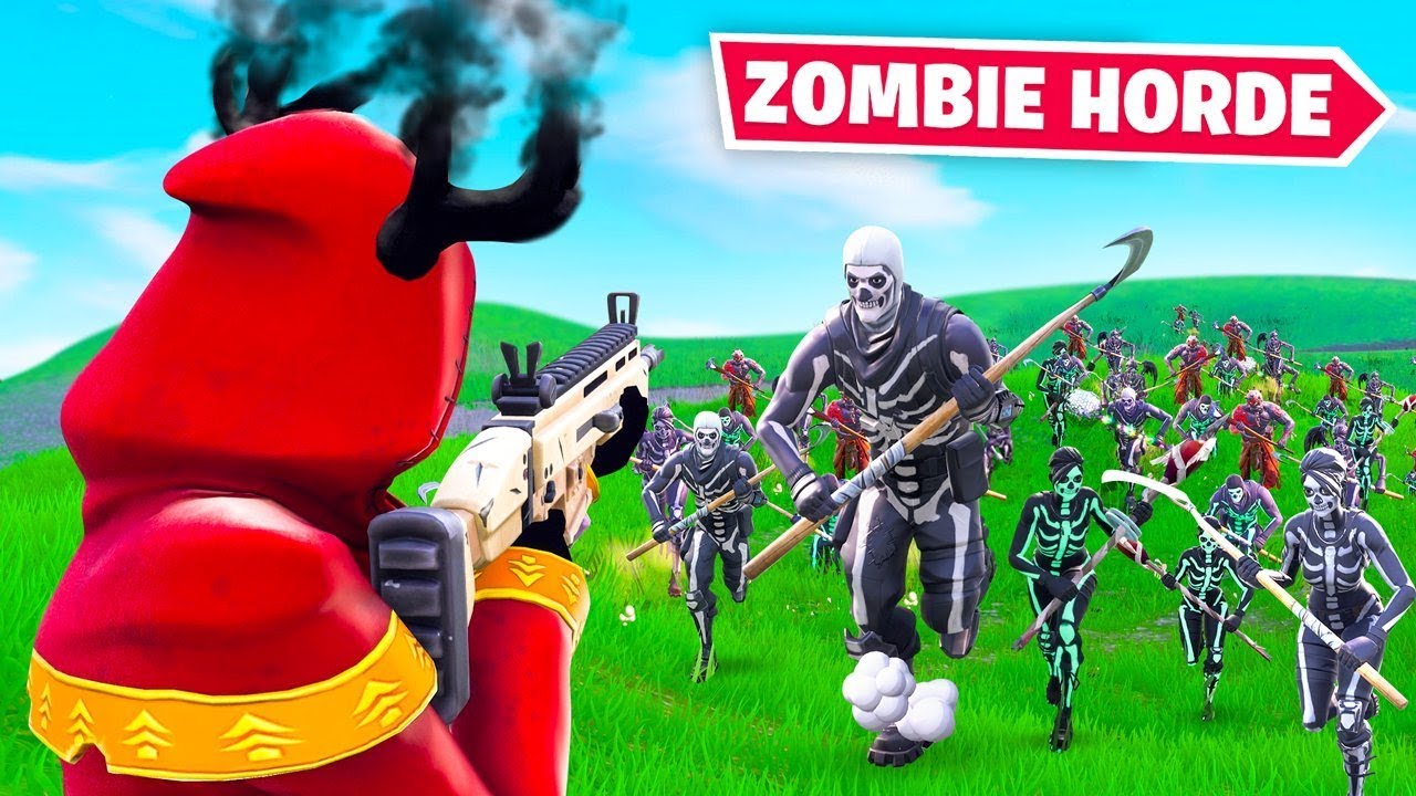 ZOMBIE HORDE *NEW* Fortnite Custom Gamemode!