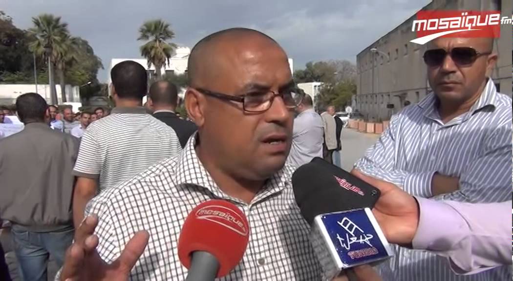 وقفة احتجاجية لأعوان إدارة الشرطة العدلية